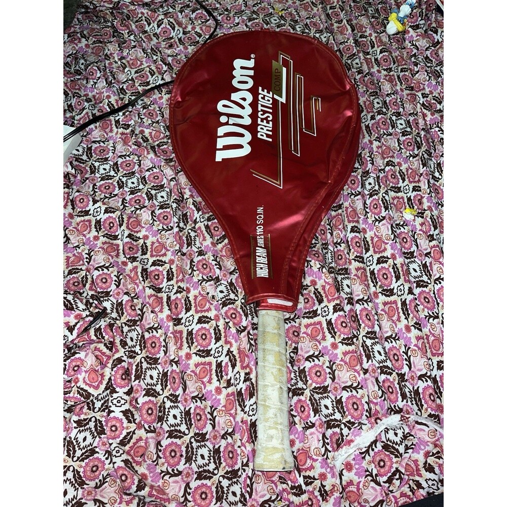 Wilson 110” High Beam Series Prestige Comp Tennis Racquet Size 4 3/8” With Cover
